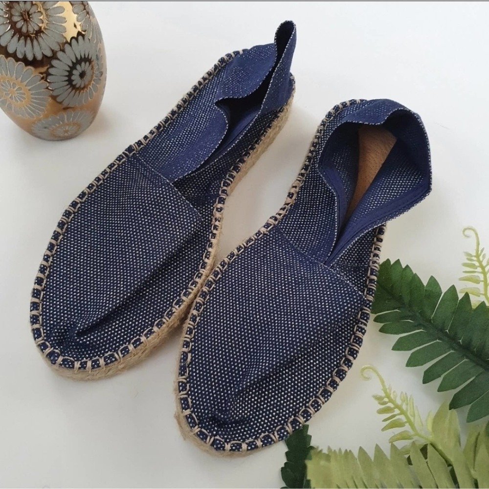 NWOT Atelier Alienor Espadrilles Sparking Blue Size 7.5